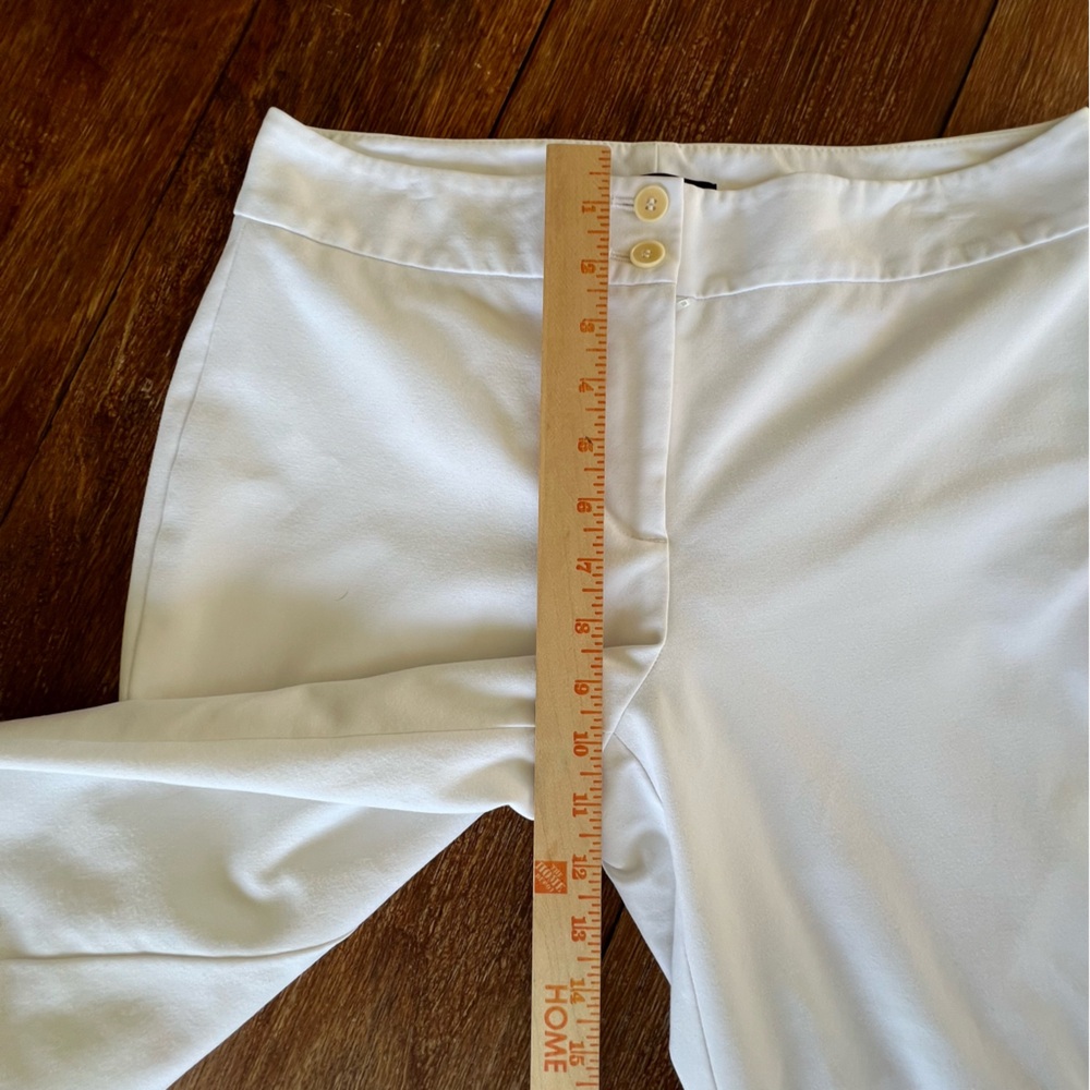 Talbots Heritage Women’s Petite White Cropped Pants Capri Lined Size 8P - Picture 14 of 15
